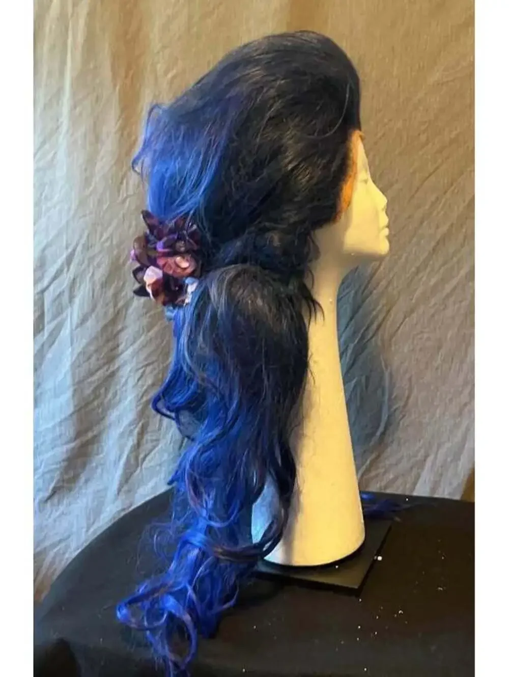 Blue Lace Front Styled Wig
